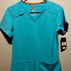 Brand new turquoise scrub top